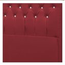 Ver imagem 2 de Cabeceira Solteiro Brescia P04 100 Cm Suede Vermelho Tca 53