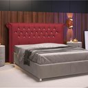 Ver imagem 6 de Cabeceira Solteiro Brescia P04 100 Cm Suede Vermelho Tca 53