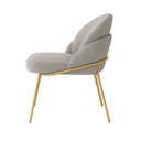 Ver imagem 5 de Cadeira Poltrona Decorativa Nuvem Premium Orgânico:bouclé Cinza