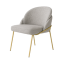 Ver imagem 3 de Cadeira Poltrona Decorativa Nuvem Premium Orgânico:bouclé Cinza