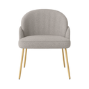 Ver imagem 1 de Cadeira Poltrona Decorativa Nuvem Premium Orgânico:bouclé Cinza