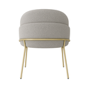 Ver imagem 2 de Cadeira Poltrona Decorativa Nuvem Premium Orgânico:bouclé Cinza