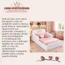 Ver imagem 2 de Cama Infantil Realeza MDF Branco com Cabeceira e Proteção