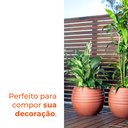 Ver imagem 5 de Kit 3 Vasos Redondo Canela Terracota 34 Terrano