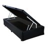 Base Box Baú Blindado Solteiro 088 X 188 X 42:preto - 1