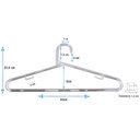 Ver imagem 2 de Kit 100 Cabides Acrílico Transparente Grosso 12mm