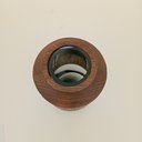 Ver imagem 3 de Vaso Decorativo Enfeite Casa Vidro 30x10x10cm Cinza