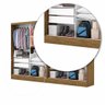 Closet Casal Duplo Belém 4 Portas Plus 4 Gavetas Carioca Móveis - 7