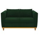 Ver imagem 7 de Kit Sofá 2 Lugares e 2 Poltronas Europa Suede Verde - Am Decor