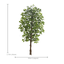 Ver imagem 2 de Planta Árvore Artificial Ficus Verde 2 Tons 2,1m
