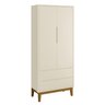 Jogo de Quarto para Bebê Completo 2 Portas Classic New Areia Fosco com Madeira - Reller - 6