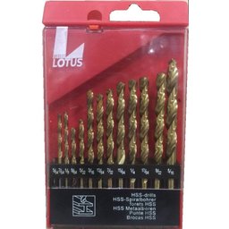 Jogo Kit de Brocas Titânio para Aço e Ferro Com 13 Peças - 1