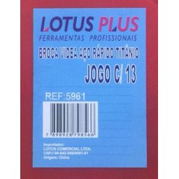 Jogo Kit de Brocas Titânio para Aço e Ferro Com 13 Peças - 2