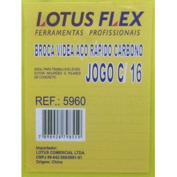 Jogo Kit de Broca para Madeira Aço e Parede Com 16 Brocas  - 2