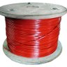 Cabo de Aço Vermelho Para Academias Fitness 6x19 1/8" x 4,8mm - 20 Metros - 1