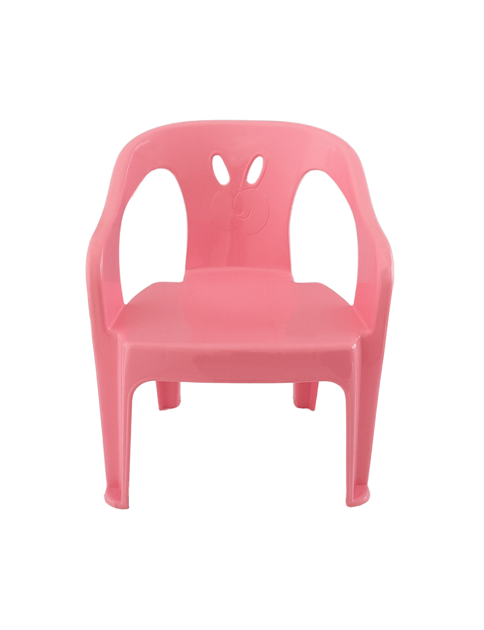 Cadeira Mini Poltrona Infantil de Plástico Rosa