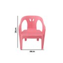 Ver imagem 3 de Cadeira Mini Poltrona Infantil de Plástico Rosa