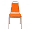 Ver imagem 2 de Cadeira Empilhável para Hotelaria Linha Hotel Jersey Laranja