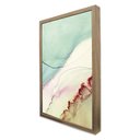 Ver imagem 4 de Quadro Decorativo Abstrato Mármore Azul Simples em Moldura Caixa Tacolado Moldura Trad 1cm Branca Se