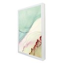 Ver imagem 2 de Quadro Decorativo Abstrato Mármore Azul Simples em Moldura Caixa Tacolado Moldura Trad 1cm Branca Se