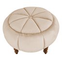 Ver imagem 1 de Puff da Vinci 65 Cm Suede Slk Decor Vermelho Amara Bege