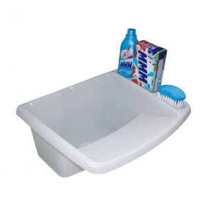 Tanque para Lavar Roupa 23 / 15 Litros em PVC - Branco