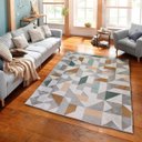 Ver imagem 2 de Tapete Sala Nobre 2,00x2,50 Antider. Domani Zicornia Taupe