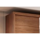Ver imagem 6 de Guarda Roupa Casal 2 Portas de Correr e 6 Gavetas C/ Espelho Titan 1173 C/ Pés Freijo - Carraro