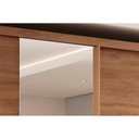 Ver imagem 7 de Guarda Roupa Casal 2 Portas de Correr e 6 Gavetas C/ Espelho Titan 1173 C/ Pés Freijo - Carraro