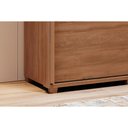 Ver imagem 5 de Guarda Roupa Casal 2 Portas de Correr e 6 Gavetas C/ Espelho Titan 1173 C/ Pés Freijo - Carraro