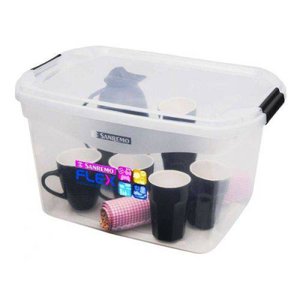 Caixa Organizadora Plástico Média 29 L - Sr941 - Sanremo - San 214