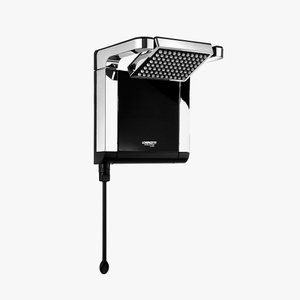 Ducha Lorenzetti Acqua Star Ultra 220v Preto/Cromado