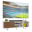 Ver imagem 2 de Rack para Tv até 80 Polegadas 160cm Branco/rustic com Pés Branco Torino Madesa