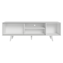 Ver imagem 7 de Rack para Tv até 80 Polegadas 160cm Branco/rustic com Pés Branco Torino Madesa