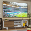Ver imagem 1 de Rack para Tv até 80 Polegadas 160cm Branco/rustic com Pés Branco Torino Madesa
