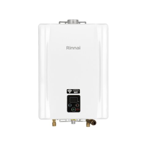 Aquecedor de Água a Gás Rinnai E17 Feh 17 Litros Bivolt Digital Branco - Gn (gás Natural)