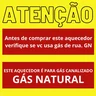 Aquecedor de Água a Gás Rinnai E17 Feh 17 Litros Bivolt Digital Branco - Gn (gás Natural) - 6