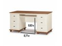 Ver imagem 4 de Escrivaninha Linz 6 Gavetas 80 X 176 X 50 Cm (a X L X P)