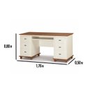 Ver imagem 5 de Escrivaninha Linz 6 Gavetas 80 X 176 X 50 Cm (a X L X P)