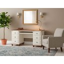 Ver imagem 2 de Escrivaninha Linz 6 Gavetas 80 X 176 X 50 Cm (a X L X P)