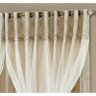 Cortina Castelari 3 Metros x 2,50 Metros Alt. Tecido Seda com Voil - Prata Envelhecido - 6