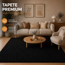 Ver imagem 2 de Tapete para Sala Milano Soft Preto Antiderrapante:2.00 x 2.50