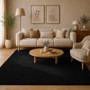 Ver imagem 7 de Tapete para Sala Milano Soft Preto Antiderrapante:2.00 x 2.50