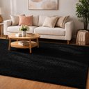 Ver imagem 1 de Tapete para Sala Milano Soft Preto Antiderrapante:2.00 x 2.50
