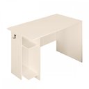 Ver imagem 3 de Mesa Gamer Vênus 2 Prateleiras Branco - Panorama Móveis
