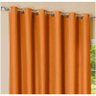 Cortina para Varão Bari 3 Metros x 2,50 Metros Alt. Tecido Rústico - Cenoura - 2