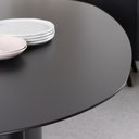 Ver imagem 4 de Conjunto de Jantar Mesa Orgânica Gaya 6 Cadeiras Claire - Preto C/ Off White