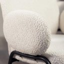 Ver imagem 6 de Conjunto de Jantar Mesa Orgânica Gaya 6 Cadeiras Claire - Preto C/ Off White