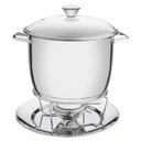 Ver mais imagens de Rechaud Allegra Inox Fogareiro Tampa Vidro 7,8l Tramontina