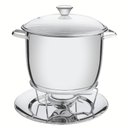 Ver imagem 1 de Rechaud Allegra Inox Fogareiro Tampa Vidro 7,8l Tramontina